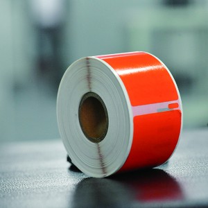 Orange dymo 99012 label 89x36mm 260labels per roll