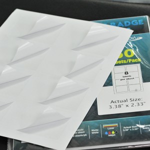 Wholesale Discount Dymo Compatible Label 30376 -
 8 up A4 size label inkjet laser label – Inlytek