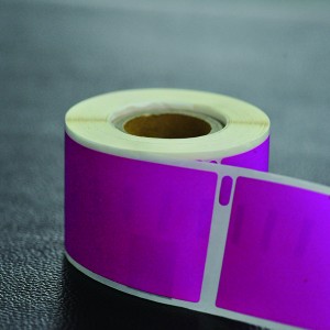 Purple dymo label 99010 28x89mm 130pcs per roll