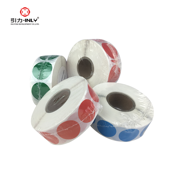 color coding label colorful stickers adhesive dot label roll
