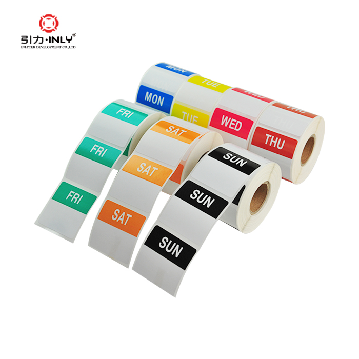 Hot sale White Poly Mailer -
Dissolvable label name day label week dot labels sticker – Inlytek detail pictures