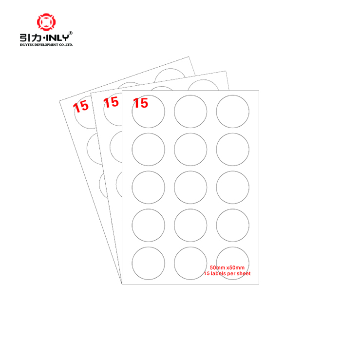 Hot New Products Dymo Label 11351 -
 Circle Address label A4 sheet label laser/inkjet label – Inlytek