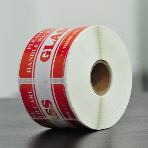 OEM Customized China Custom Product Logo Sticker Thermal Fragile Warning Label