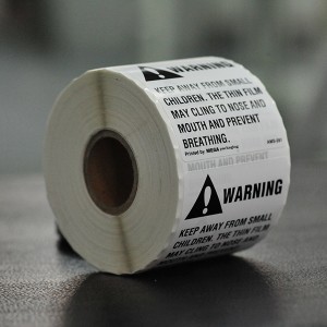 OEM Customized China Custom Product Logo Sticker Thermal Fragile Warning Label